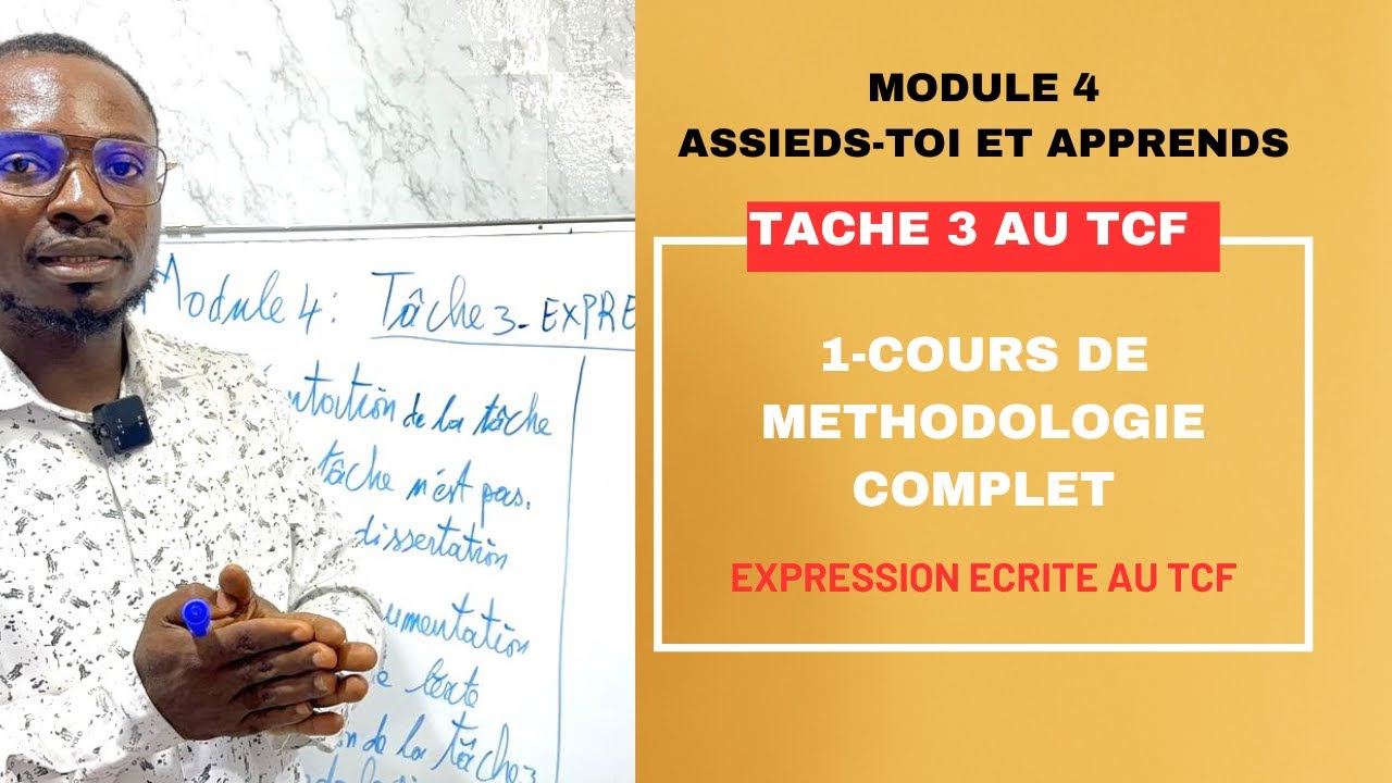 TACHE 3 TCF EXPRESSION ECRITE AU TCF