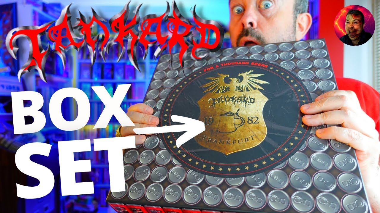 TANKARD For A Thousand Beers box set, German thrash metal unboxing