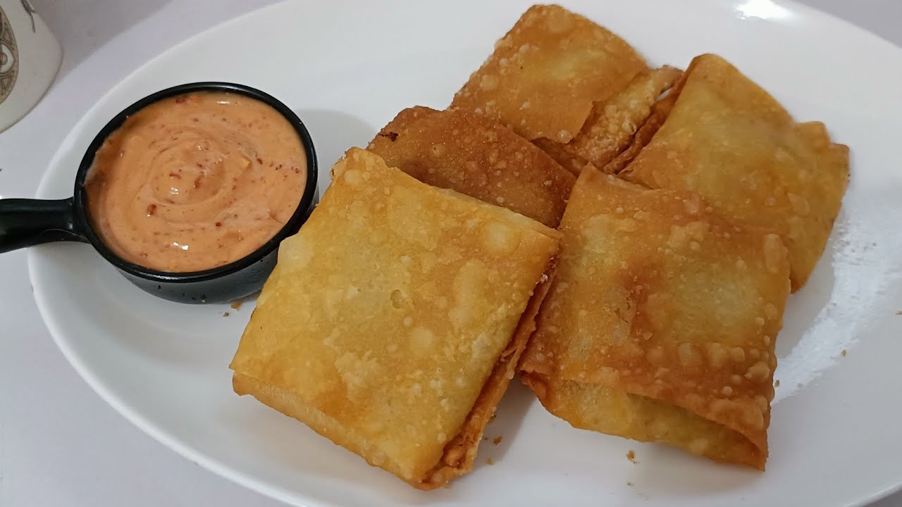 Chicken pocket Samosa full recipe on my YouTube channel