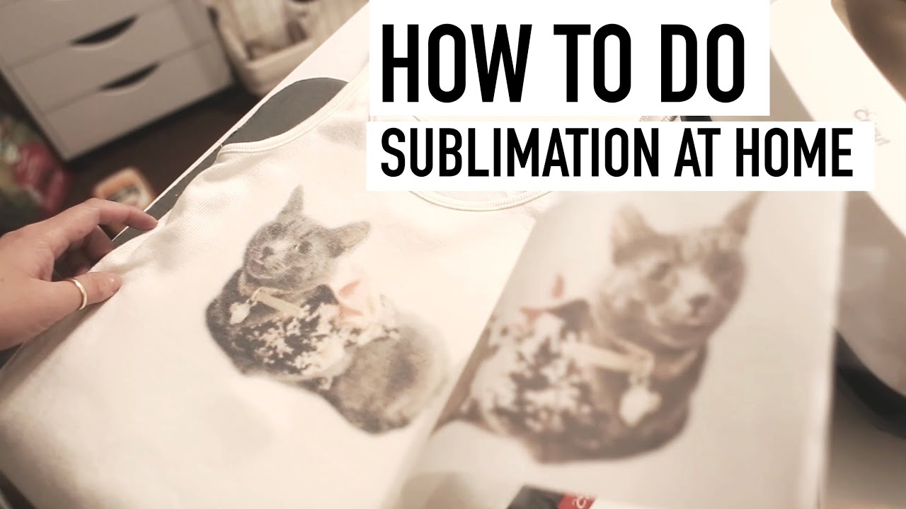 How to do Sublimation at home using EPSON ET-2720