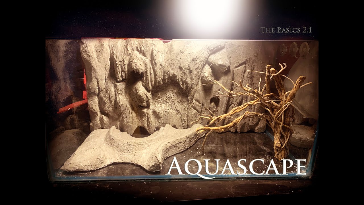 How to make aquarium background DIY - part 2 ( using styro and cement )