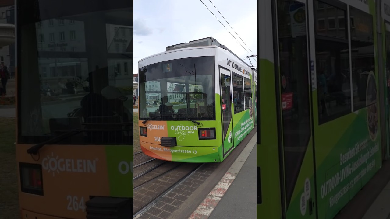 Würzburger Richtung Hauptbahnhof mit Straba GT-N 