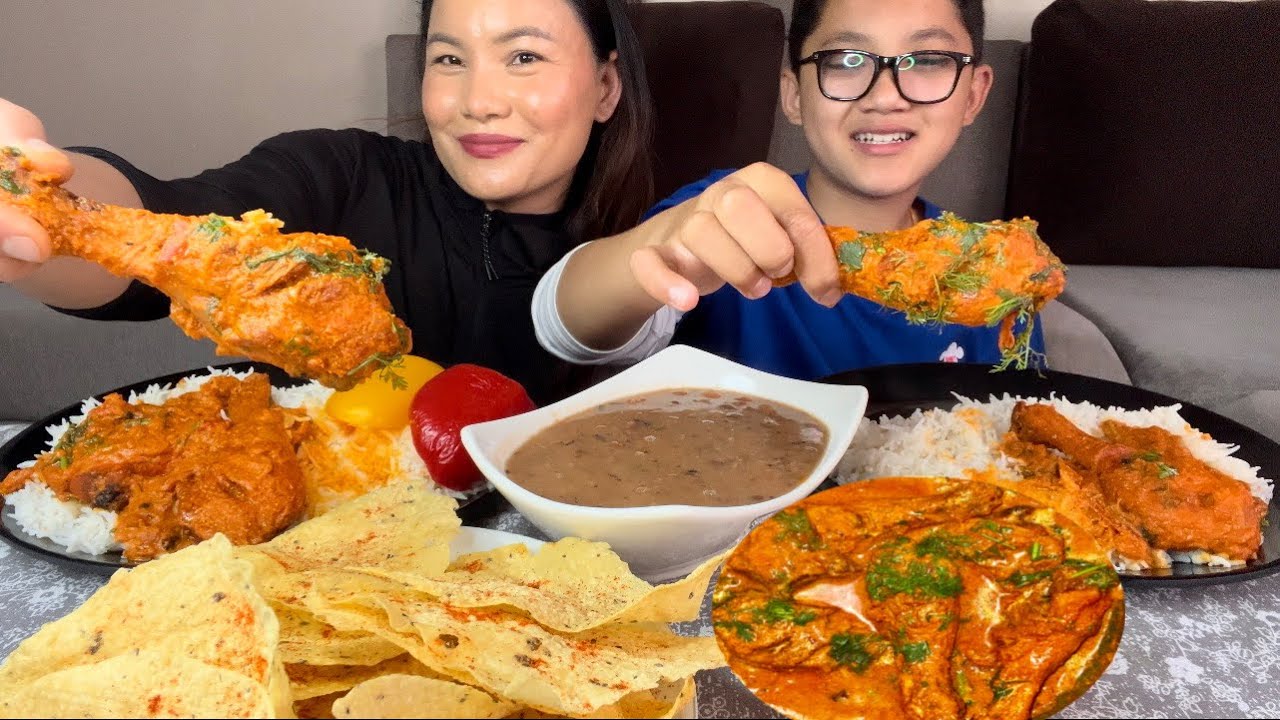 SPICY CHICKEN MASALA GRAVY,RAJMA DAAL BHAT@gurungfamily4715