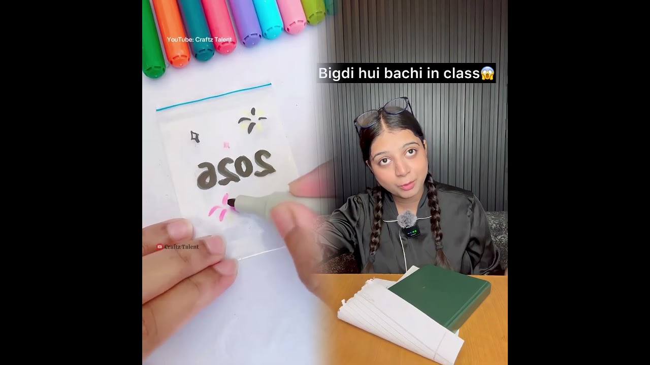 Bigdi hui bachi in class!! 