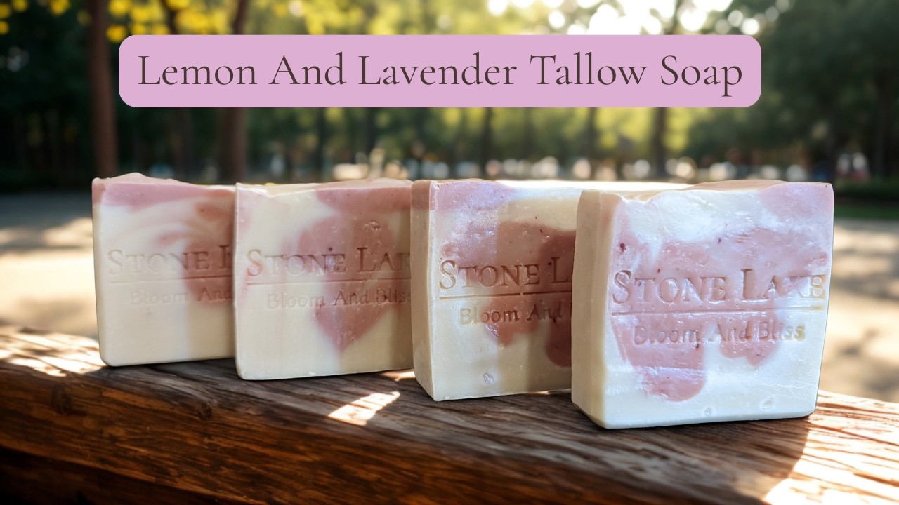 Lavender And Lemon Tallow Soap🧼🍋