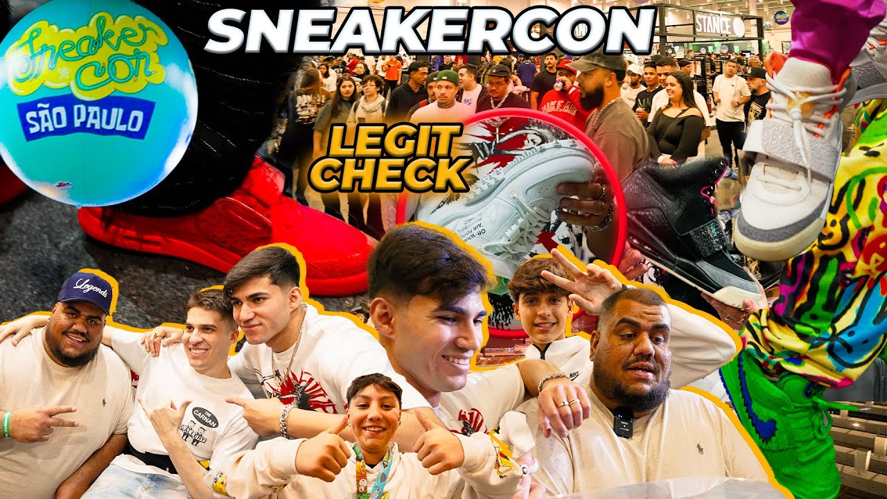 MAIOR CONVENÇÃO DE TÊNIS DO MUNDO NO BRASIL! SNEAKERCON!