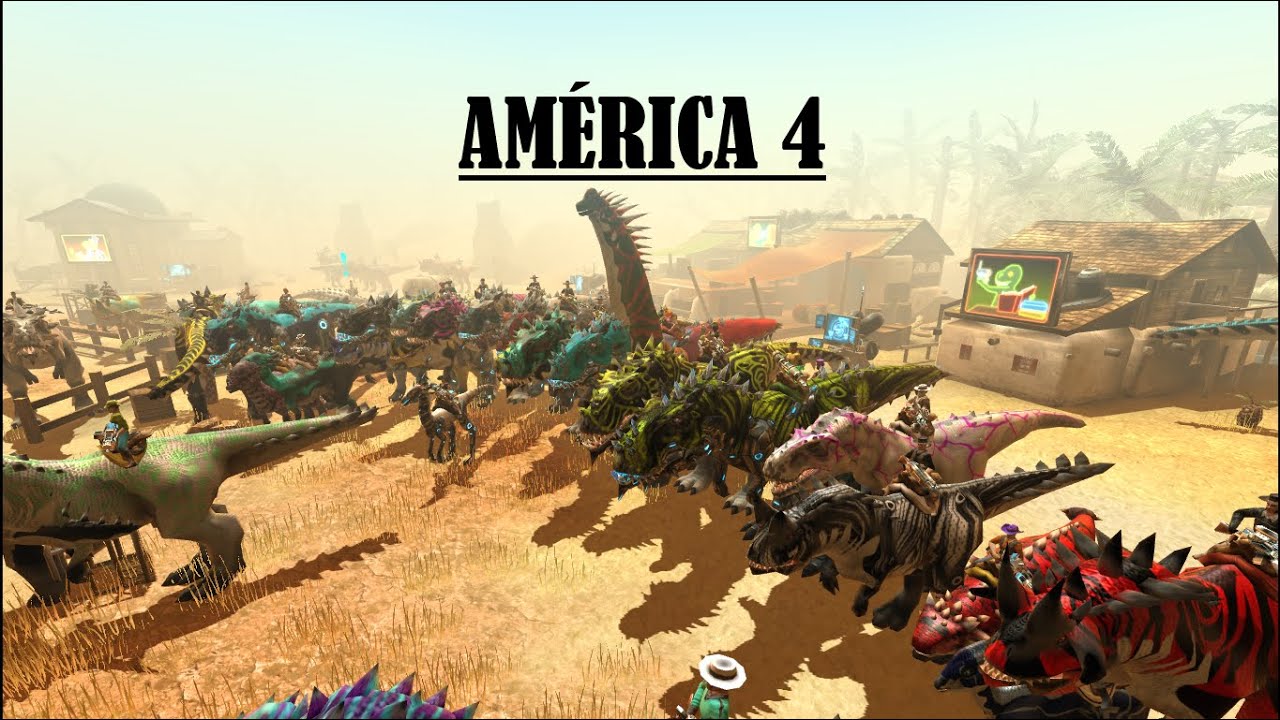 DINO STORM AM4 - DEFENDENDO O MAPA COM A BIG ALLY