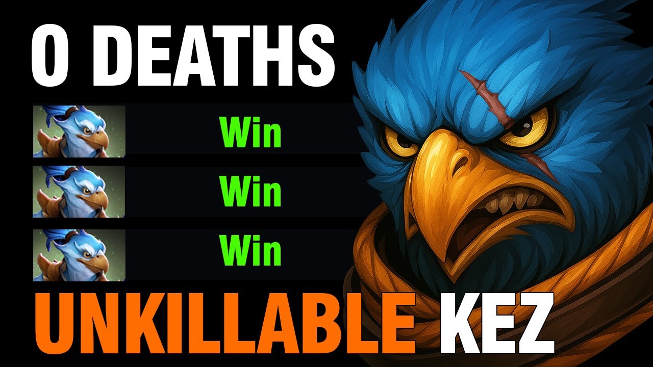 Unkillable Kez Carry | 0 Deaths Immortal Gameplay | Dota 2 7.40c