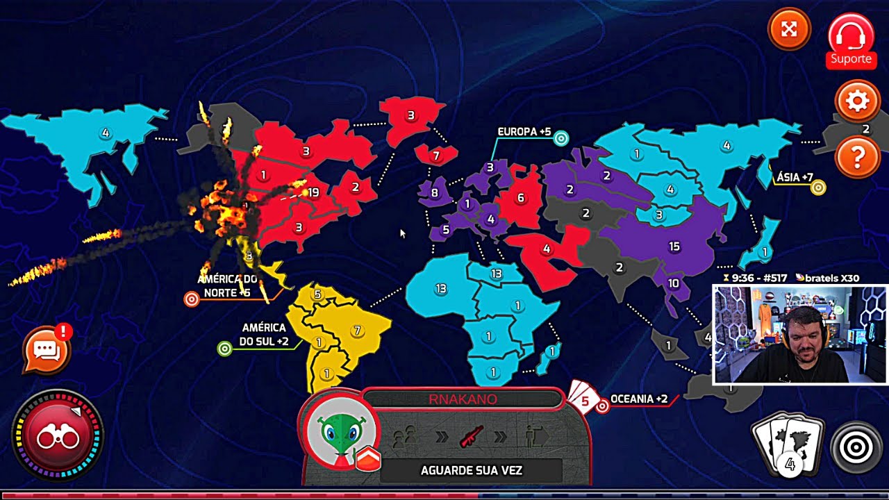 GAULES E A TRIBO JOGANDO WAR BY GROW GAMES (18/12/23) #48