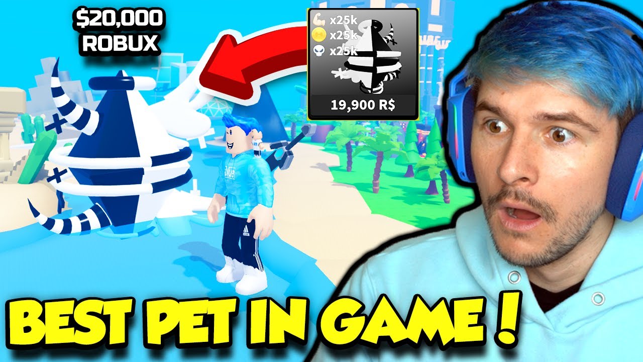 Buying The $20,000 ROBUX BEST PET In Lifting Titans... *OMG* (Roblox)