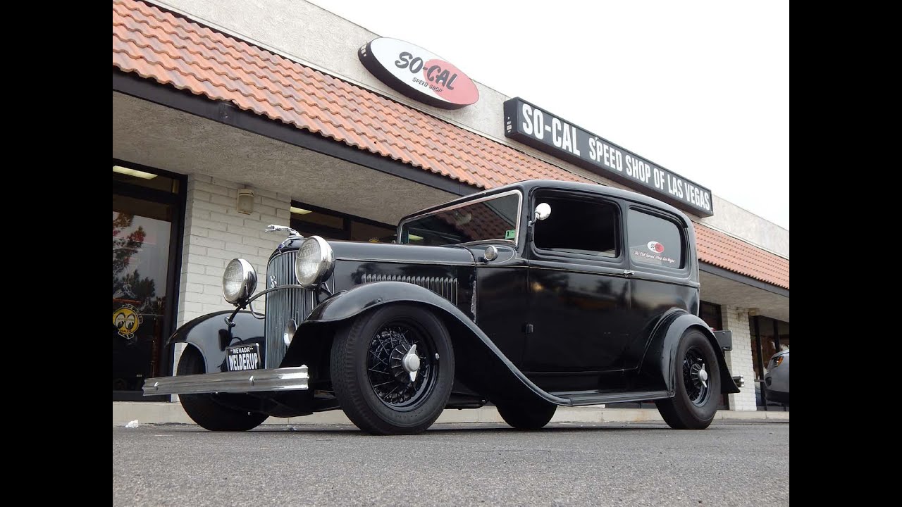1932 Ford Tudor Sedan So-Cal Las Vegas Rat Rod TV Car (Sorry Sold)