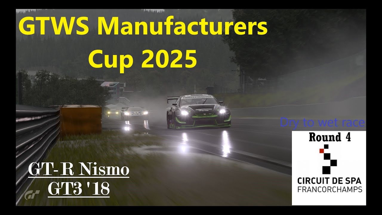 Gran Turismo™ 7 GTWS Manufacturers Cup Online 2025 | Round 4/Spa | GT-R Nismo #gt7gtws #gt7 #t248