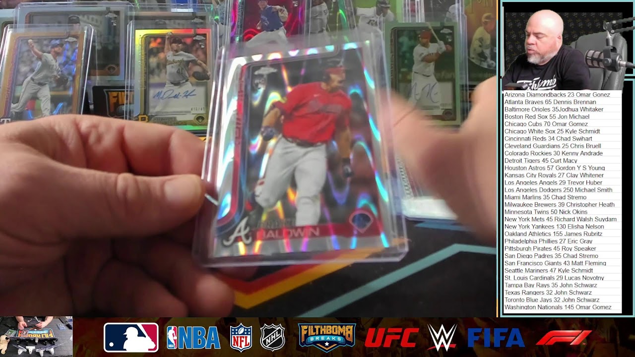 2025 Topps Chrome Update 20 Mega Box Case Pick Your Team - A4438
