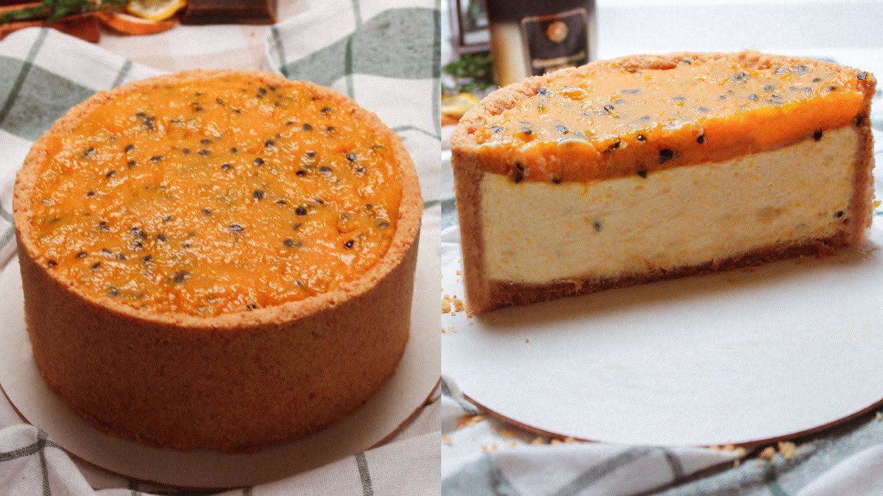 🥭 НЕЖНЕЙШИЙ ЧИЗКЕЙК «МАНГО-МАРАКУЙЯ» | ЧИЗКЕЙК С ВЫПЕЧКОЙ | CHEESECAKE MANGO-PASSIONFRUIT