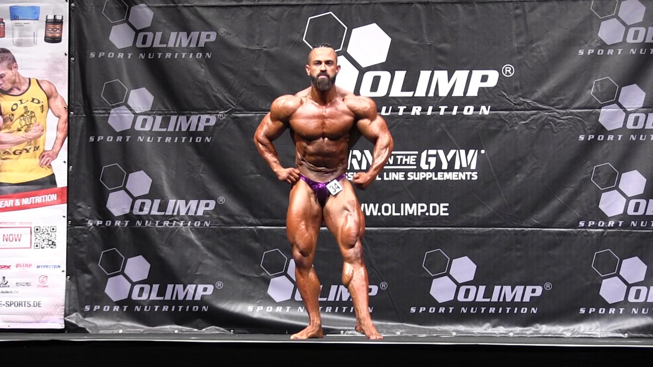 M&auml;nner 5 K&uuml;r Apostolos Panagiotidis @Int Deutsche Bodybuilding Meisterschaft 2016