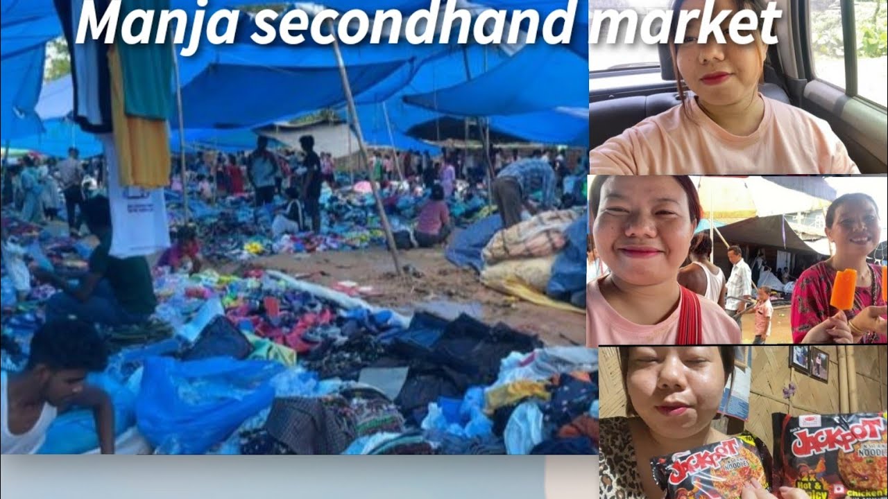 #vlogs26 Manja market// Secondhand market at Manja// with mommy 😅