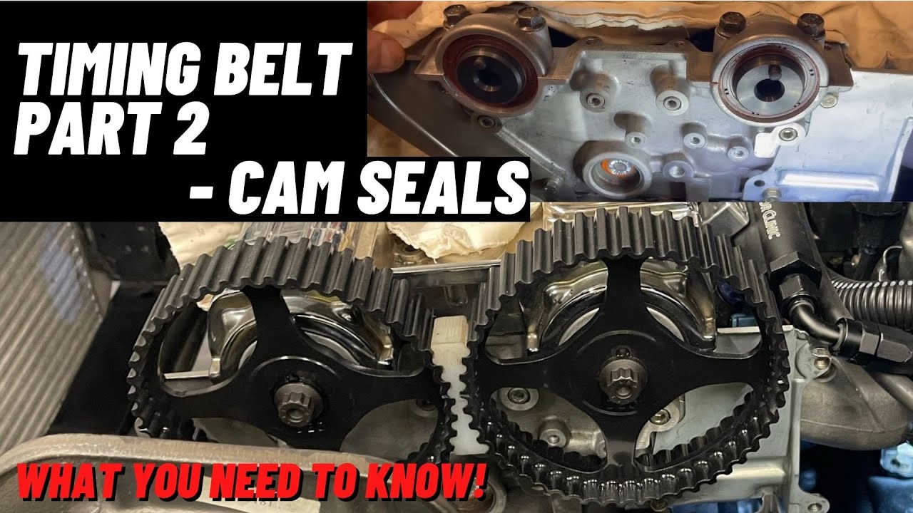 Timing Belt replacement Episode 2 (4G63)!  Replacing those leaky Cam seals.
