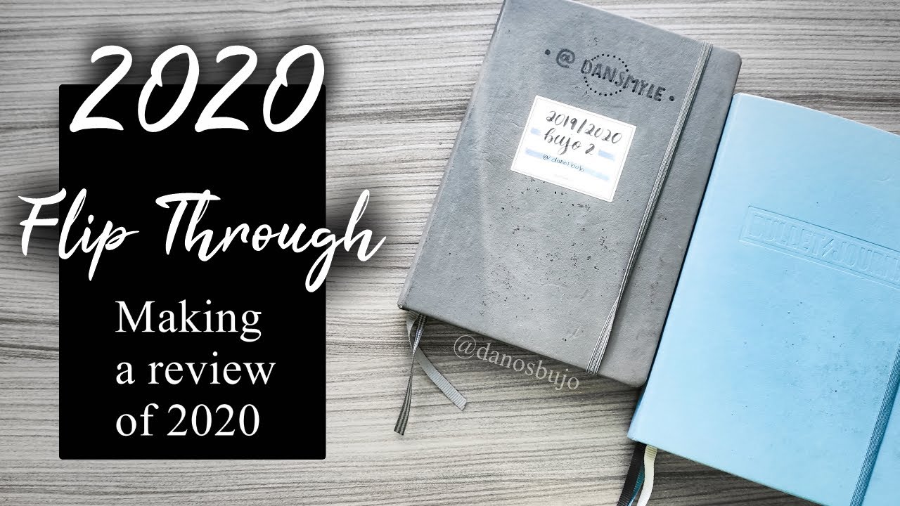 My 2020 Bullet Journal Flip Through | MAKING A REVIEW OF 2020 | A YEAR IN MY JOURNAL |  Dano's Bujo