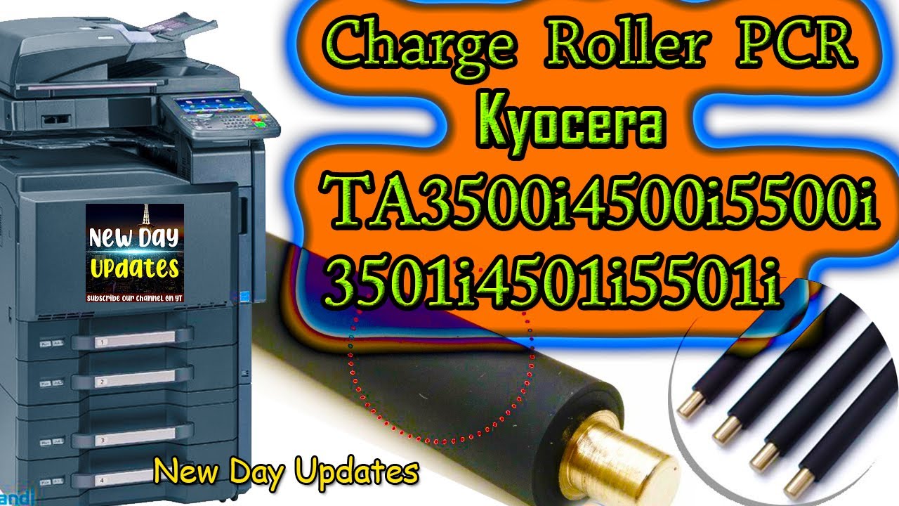How To Recycle Primary ChargeRoller PCR  Kyocera TA3500i 4500i 5500i 3501i 4501i 5501i | replacement