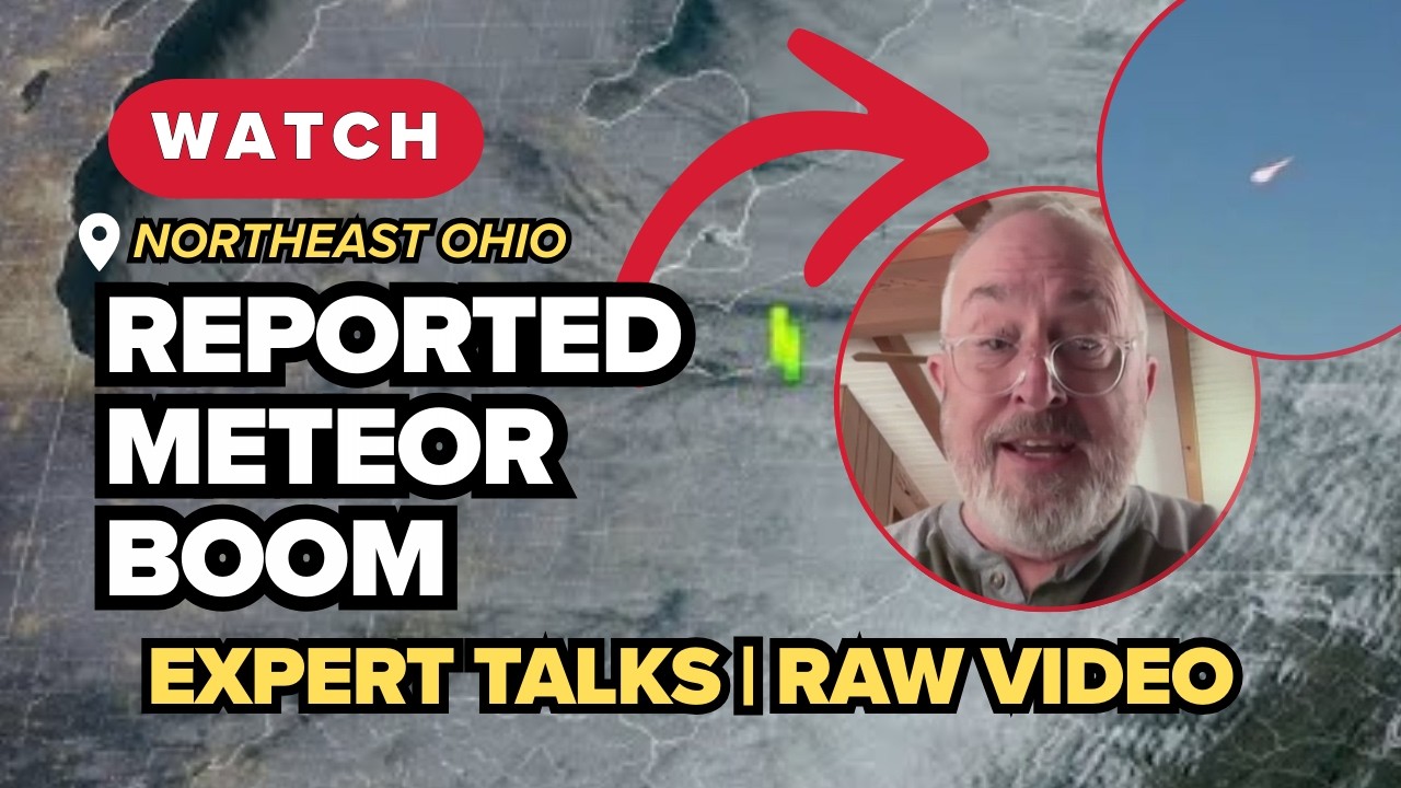 WATCH |  Meteor causes loud boom in Northeast Ohio