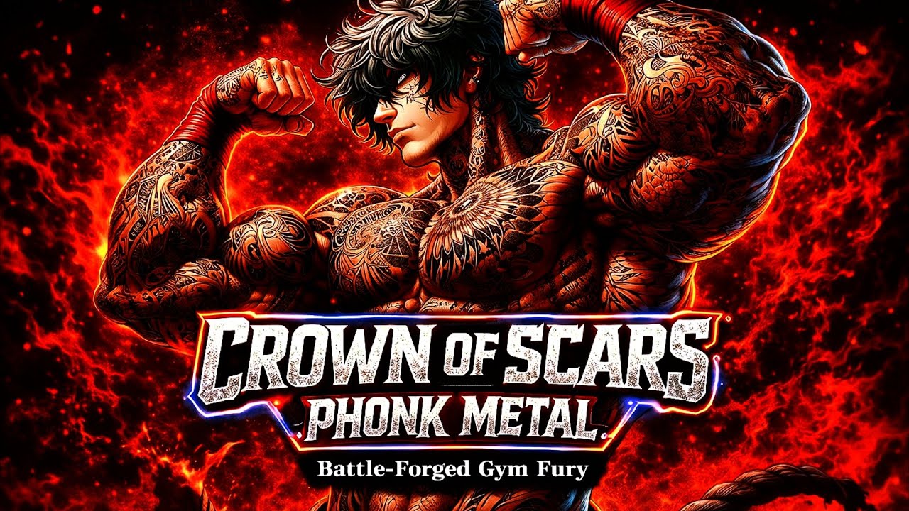CROWN OF SCARS 🔥 | PHONK METAL | Battle-Forged Gym Fury