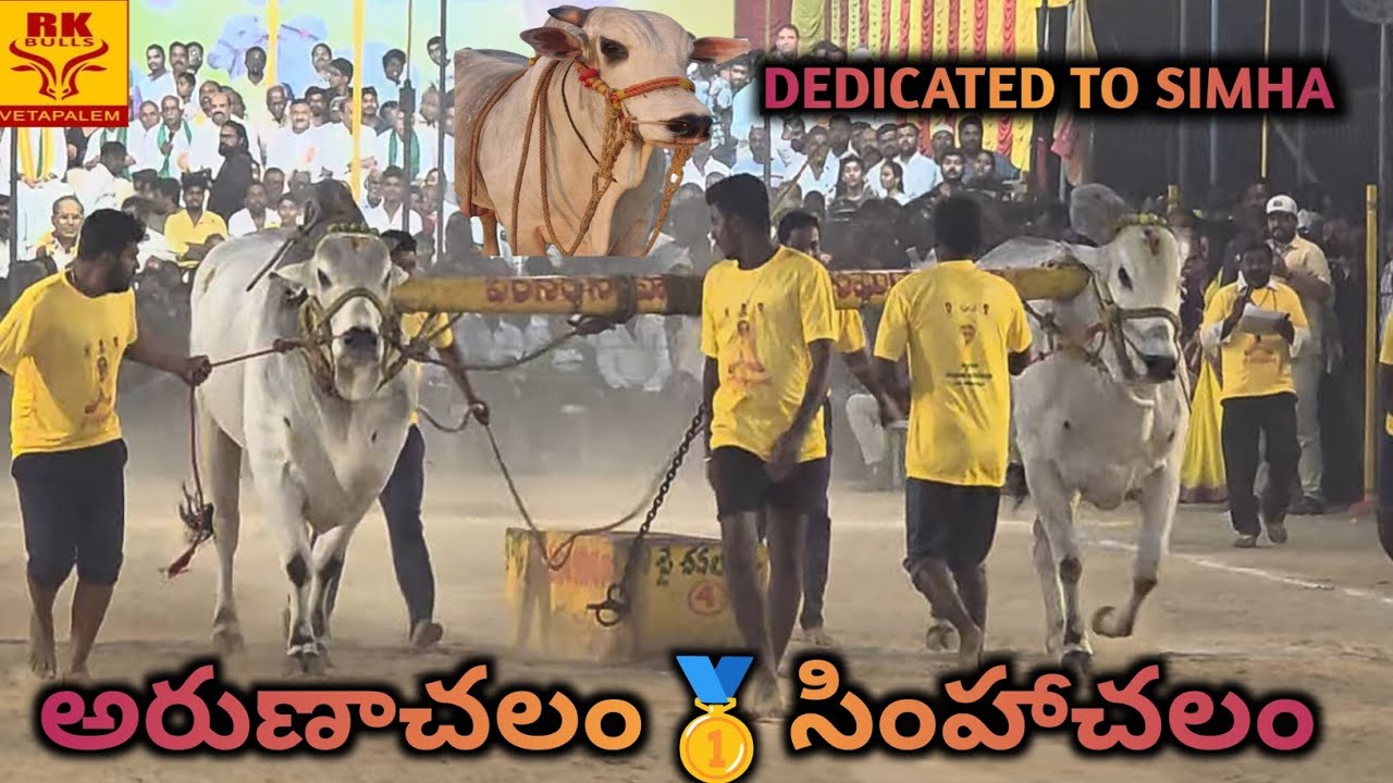 Arunachalam and Simhachalam won 1st place in narasaropet with 4534  winning dedicated to Simha