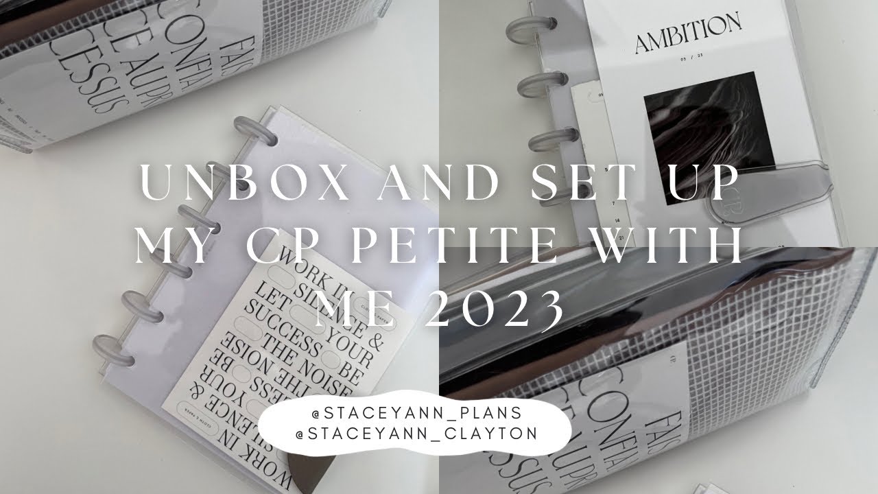 New Planner size and set up | Cloth and paper CP PETITE 2023