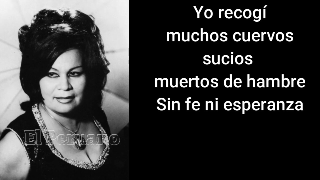 Carmencita Lara  LOS CUERVOS   (LETRA)