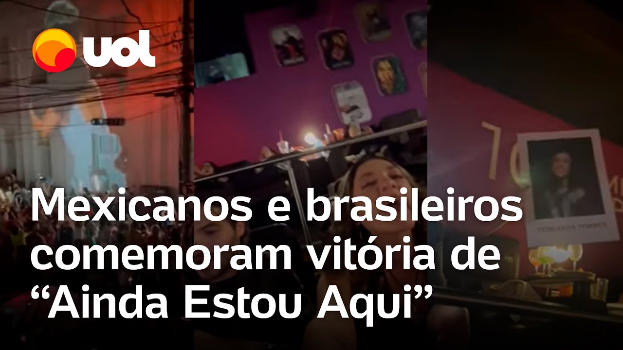 Oscar 2025: Mexicanos e brasileiros comemoram vitória de 'Ainda Estou Aqui' em locais públicos
