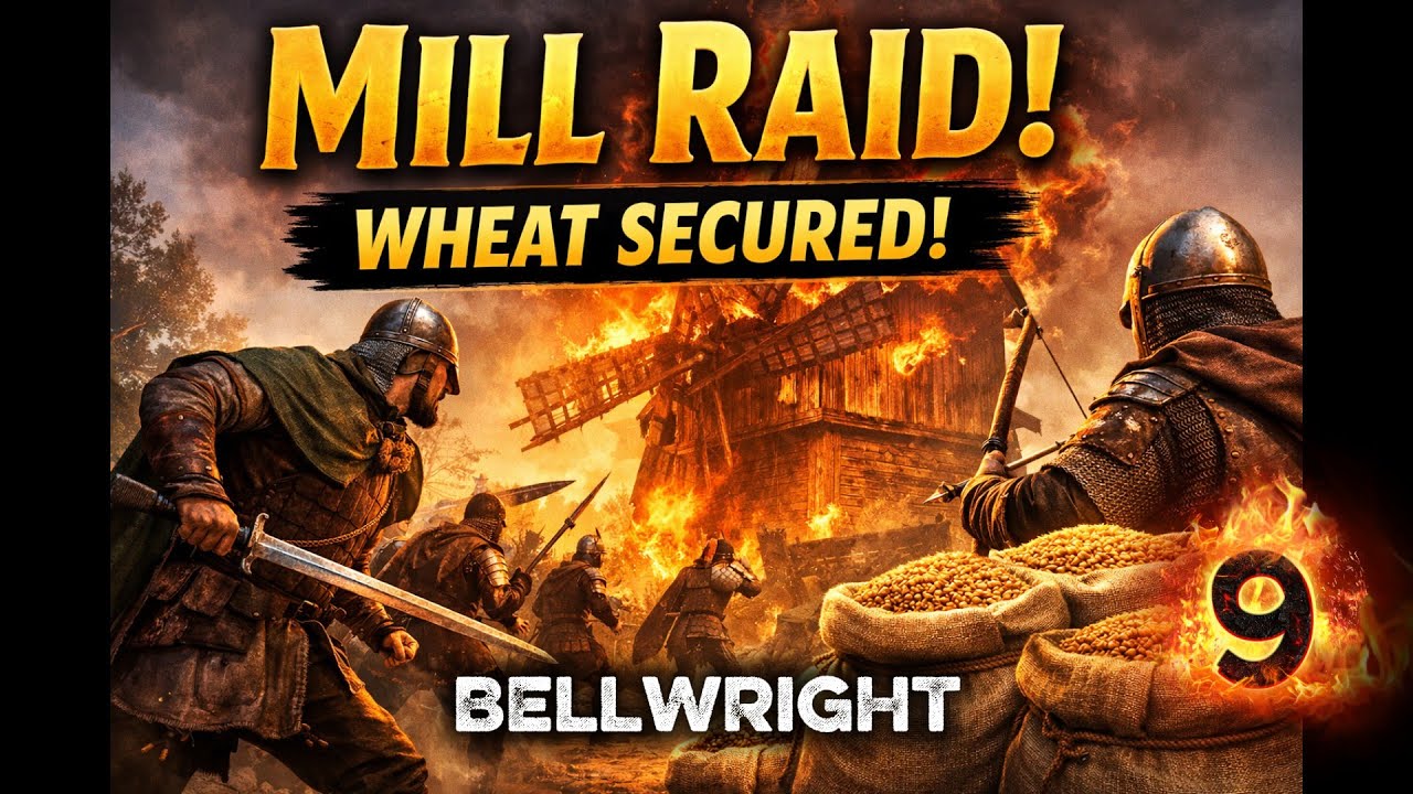 We Raided the Mill & Took the Wheat! | Bellwright Episode 9 #bellwright #bellwrightgameplay