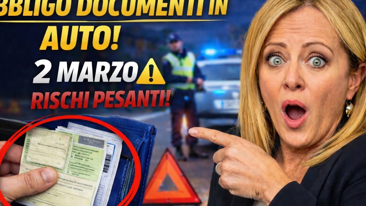  Gli Automobilisti Italiani Devono Avere Questo Documento in Auto o Rischiano Sanzioni – INPS