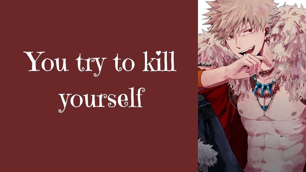 You want to kill yourself - Bakugou x Listener MHA ASMR