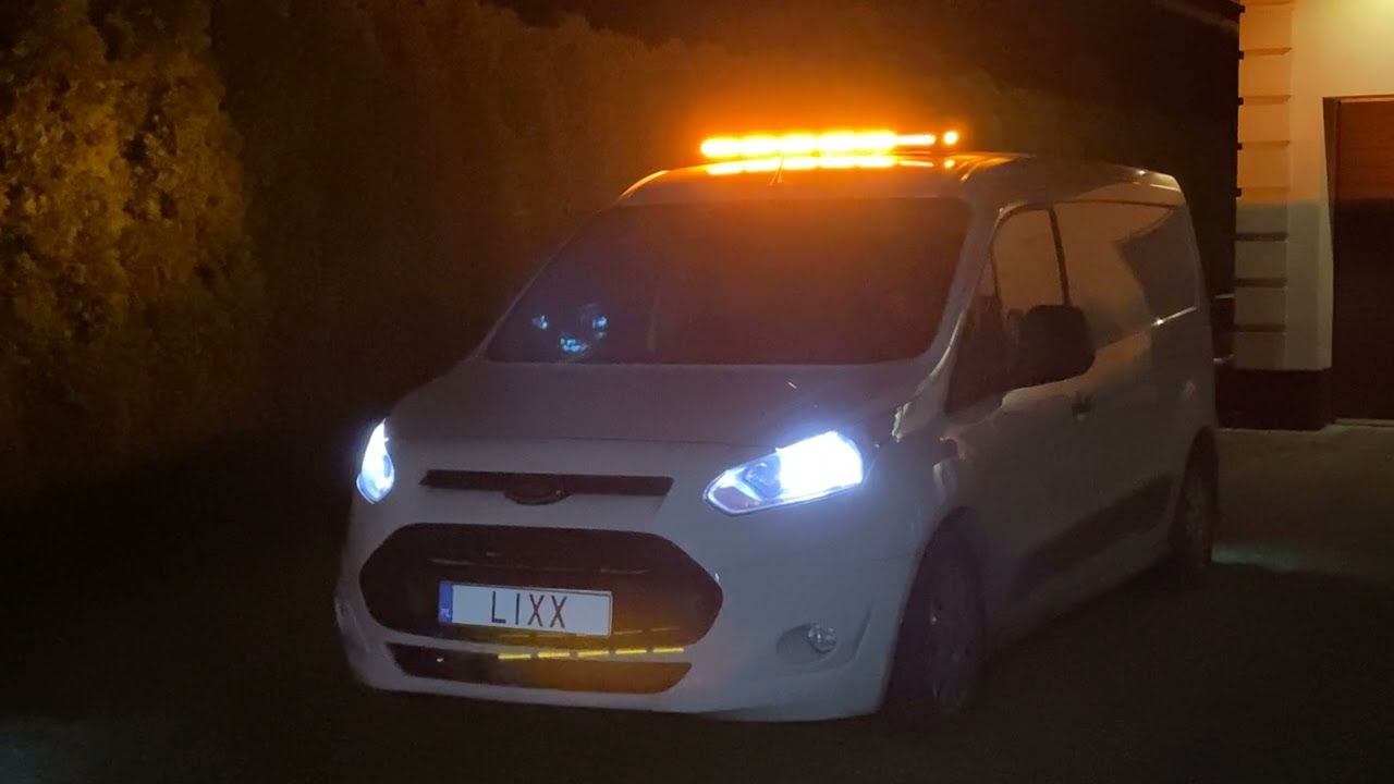 Belka stroboskopowa 95cm LED POMARAŃCZOWA test nocny | 6 modułów | 16 trybów | LIXX