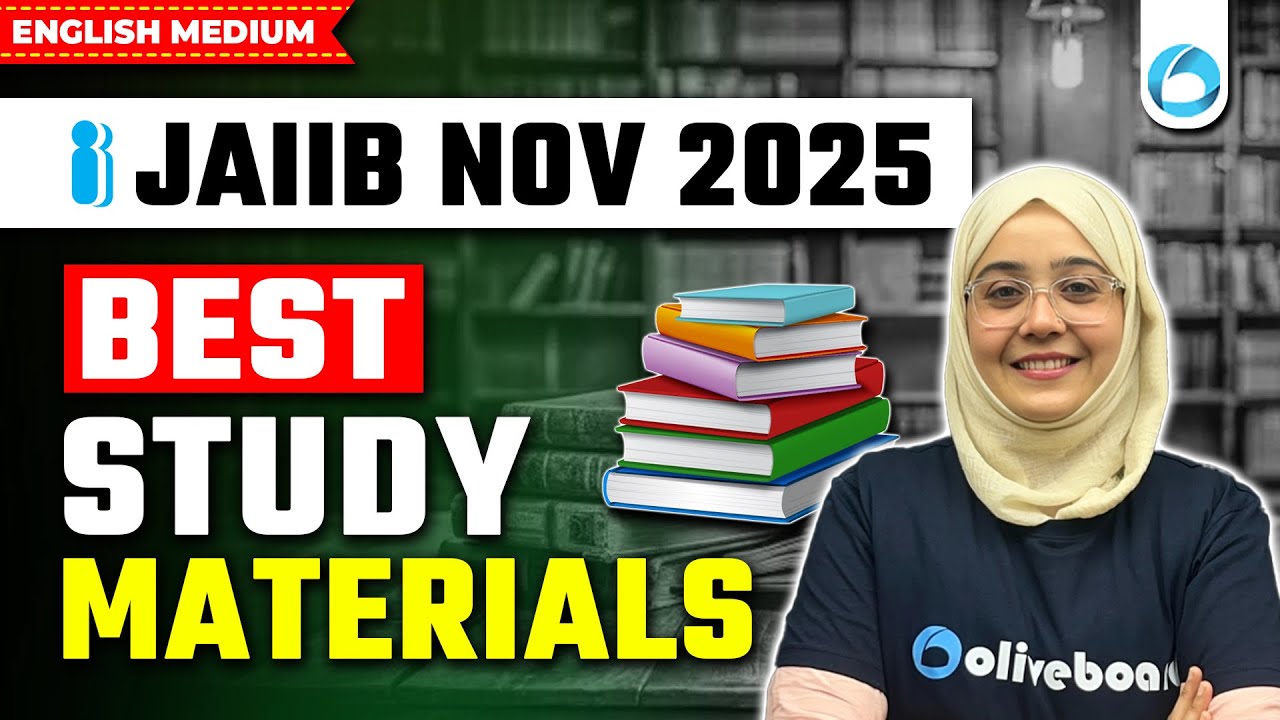 JAIIB Nov 2025 | Best Study Material for All 4 Papers | By Afreen Maam | English Medium