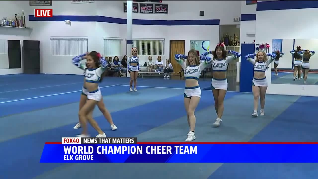 University Cheer Force on Fox 40