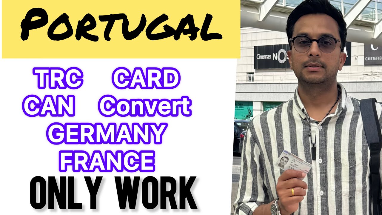 Portugal TRC CARD Convert in Germany FRANCE | How to Convert Portugal TRC into Germany