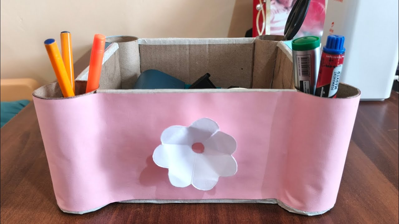 Amazing Cardboard Recycling Idea/How To Reuse Cardboard Box!! #art  #craft #foryou