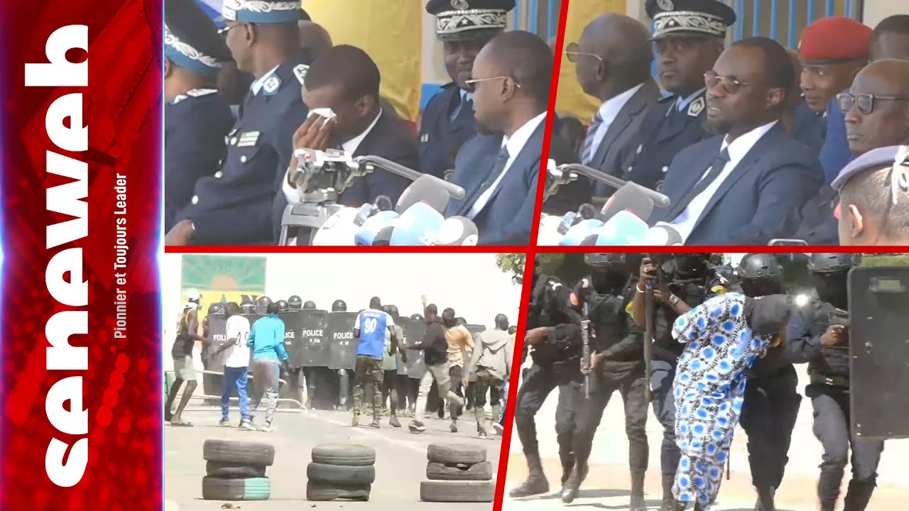 Sonko Séduit Par la Police à Travers Un Exercice Spectaculaire...