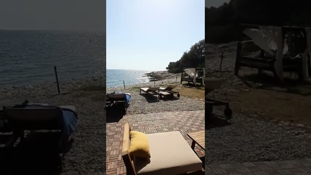 Beach Club,Geheimtipp, Beachbar, Traumkulisse,Istriens Str&auml;nde, Urlaubstipp 2022 Kroatien, Strand