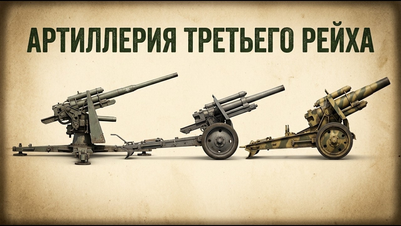 Все немецкие артиллерийские орудия Второй мировой войны