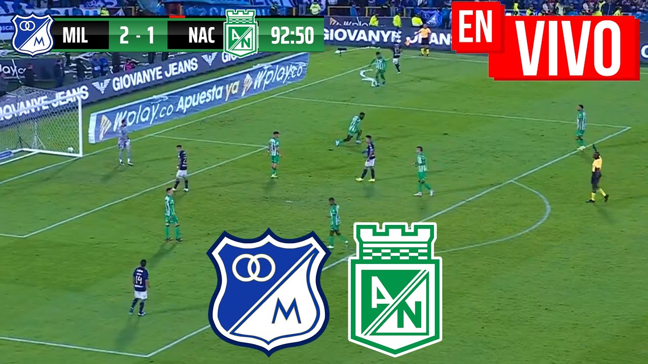 🔴 MILLONARIOS VS NACIONAL NARRACIÓN EN VIVO / CUADRANGULARES LIGA BETPLAY DIMAYOR II 2024