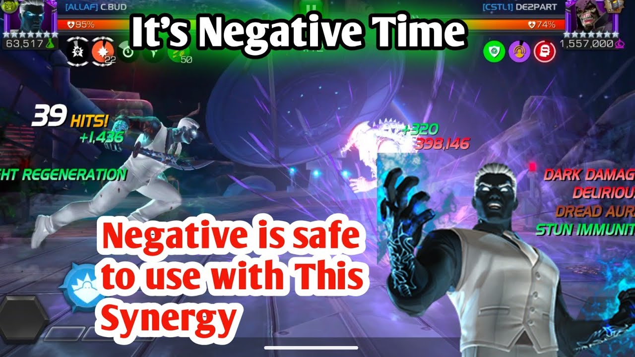 Great Synergy for Mr. Negative, Now safe to use | Mcoc 