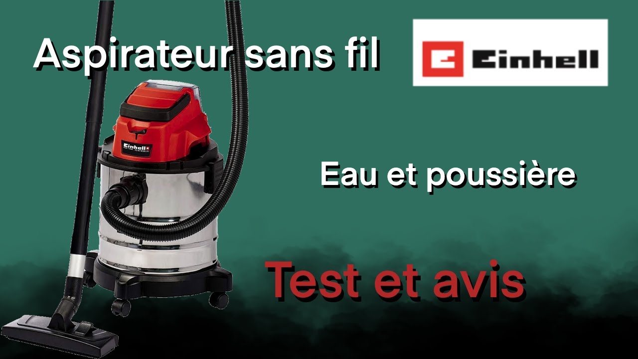 Review et test aspirateur sans fil TC-VC 18/20 Einhell (avis)