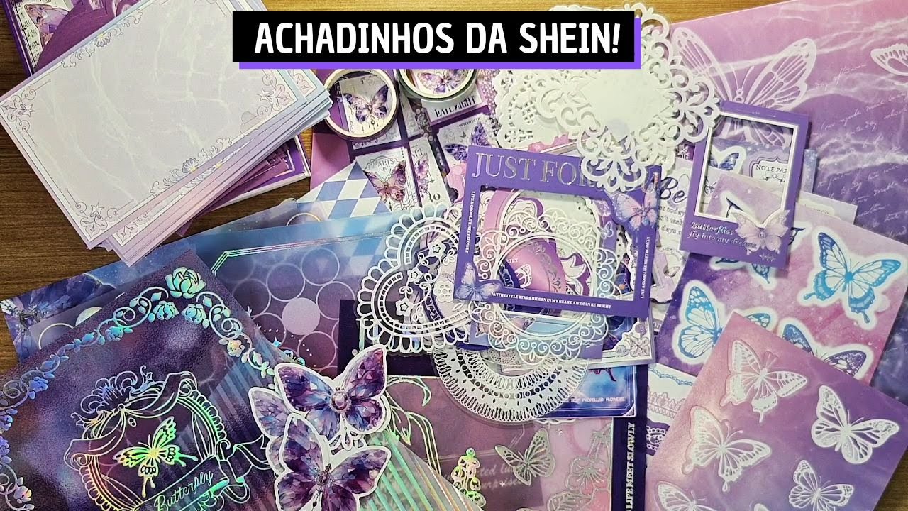 TESTANDO PAPELARIA DA SHEIN 📦 | Comprinhas para Bullet Journal e Scrap