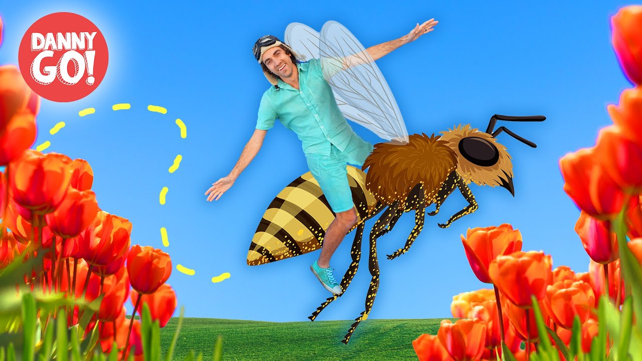 Tiny Danny Rides a Bee! 🐝 | Gardening | Learning Video for Kids | Danny Go!