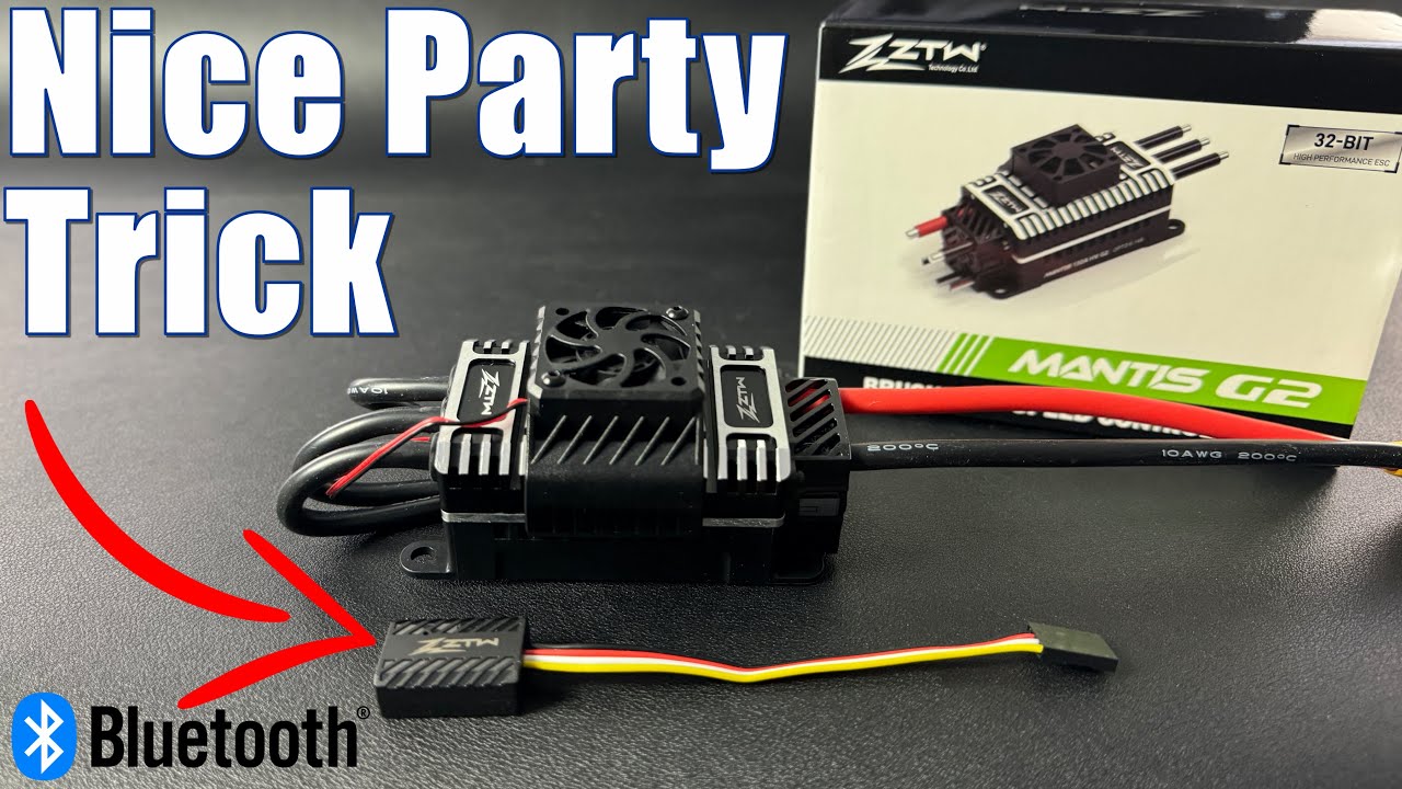How-to Program ZTW Mantis G2 HV 32-bit ESC with Bluetooth Programming Module