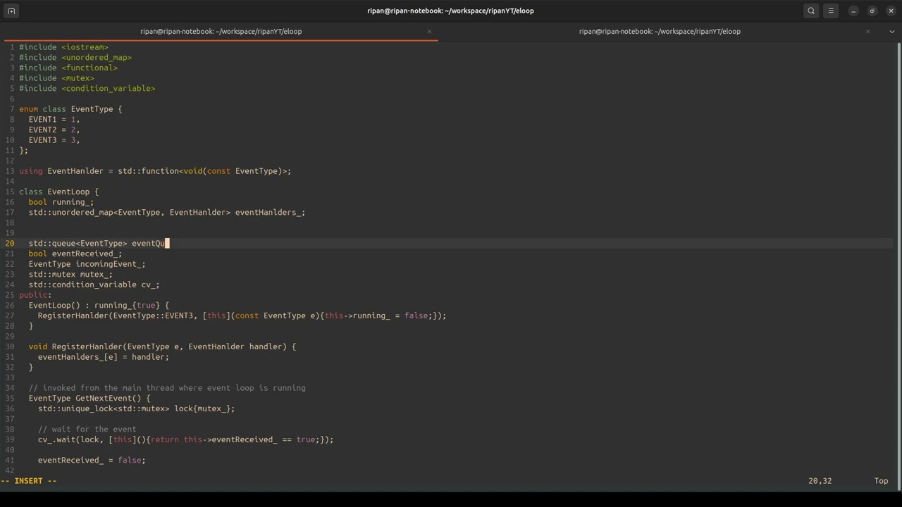 Part 4: Event Queue in C++: Posting and Getting Events in the Event Loop