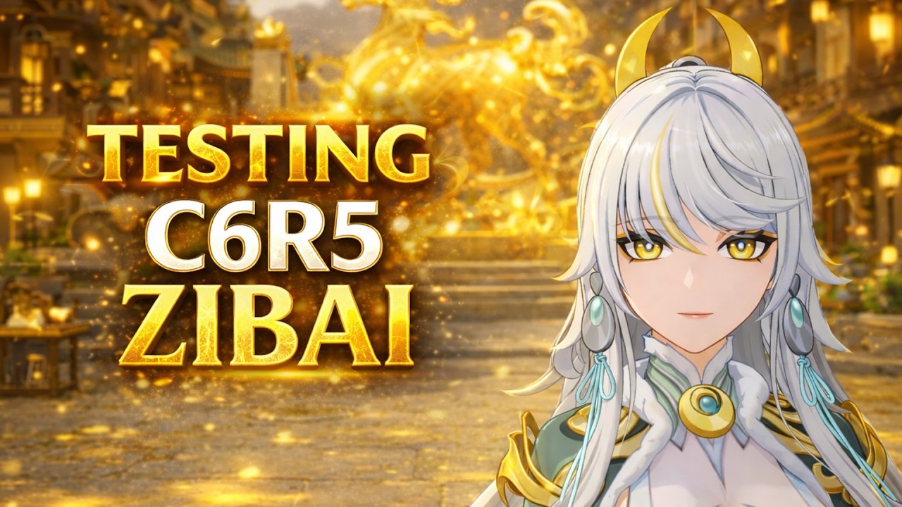 🚨 Genshin Impact Live | TESTING C6R5 ZIBAI 🔥😱