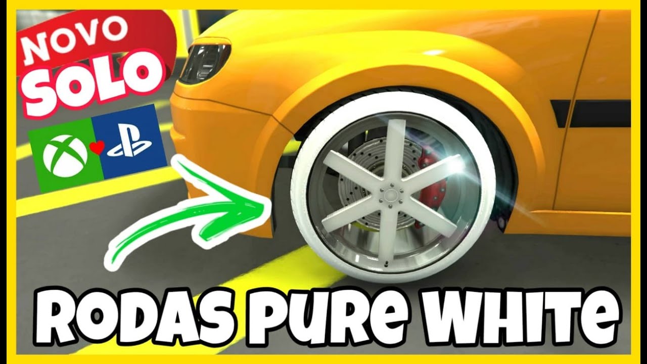 GTA V *NOVO* SOLO RODAS BENNY´S PURE WHITE COMO CRIAR  FAÇA SEU PROPRIO CARRO MODDED SOLO XB1&PS4