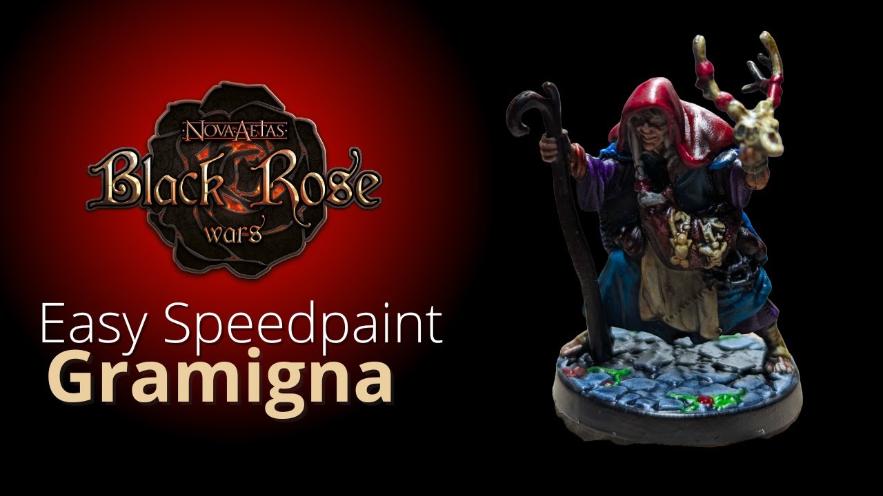 🎨Easy Speedpaint - Gramigna - Black Rose Wars Rebirth⚫🌹⚔️